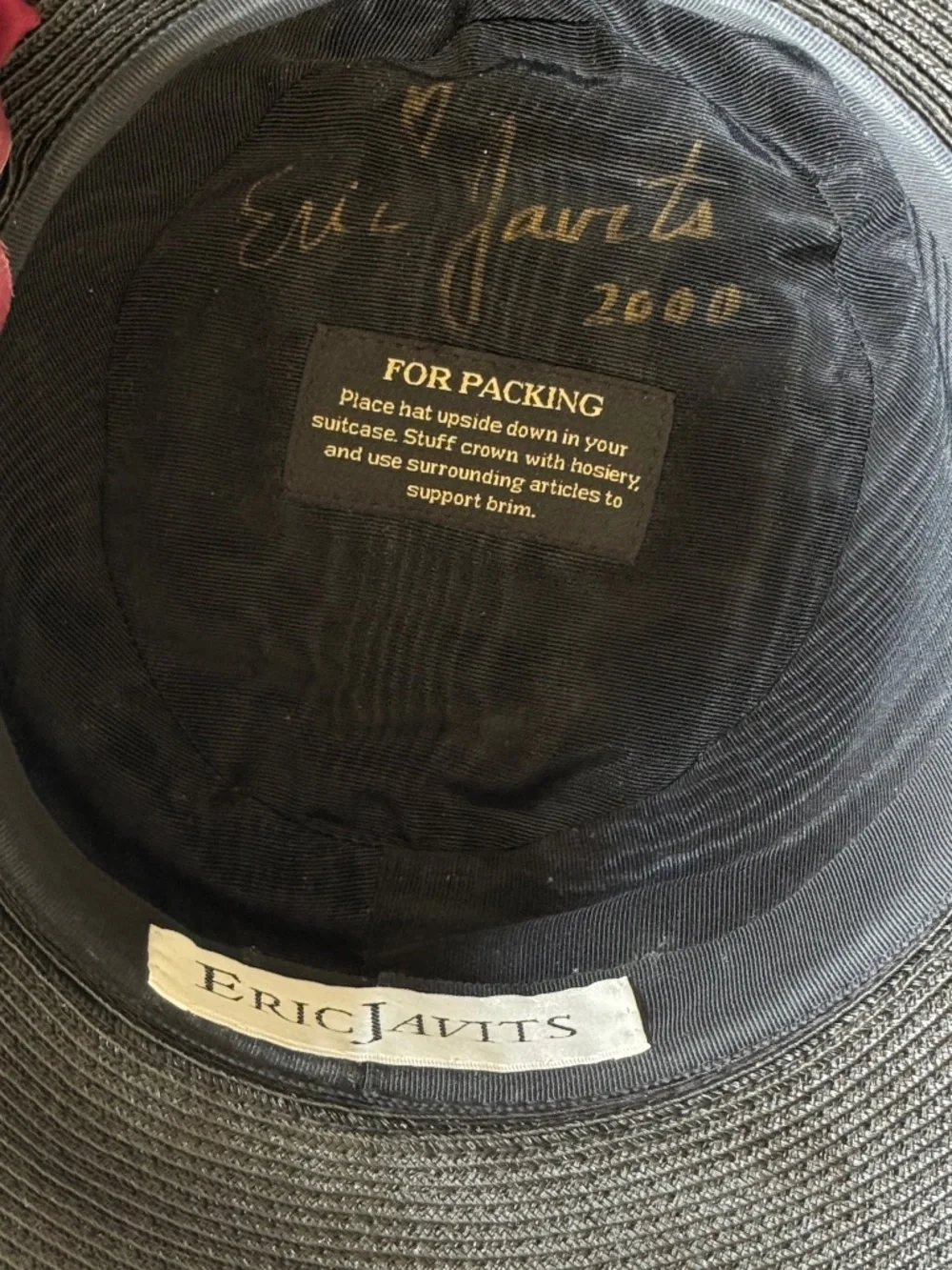 Eric Javits Signed Hat - Picture 6 of 6